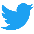 Twitter Logo, linked to my twitter account @_tholmes.